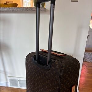 LV knockoff Brown designer Suitcase